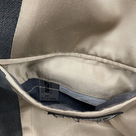 Christian Dior Blazer Men 43 Gray Multi‎ Windowpane Plaid Classic Career Wool - Picture 12 of 14